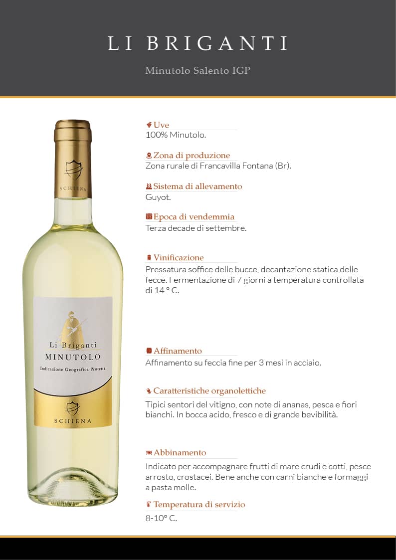 catalogo prodotti - schiena vini - pagina prodotto