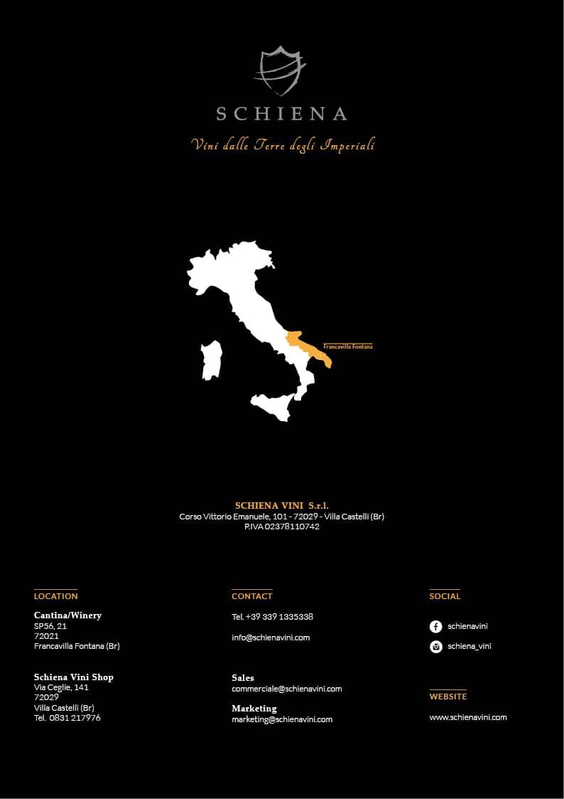 catalogo prodotti - schiena vini - ultima di copertina